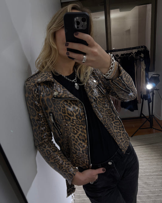 CHAQUETA BRILLOS PRINT