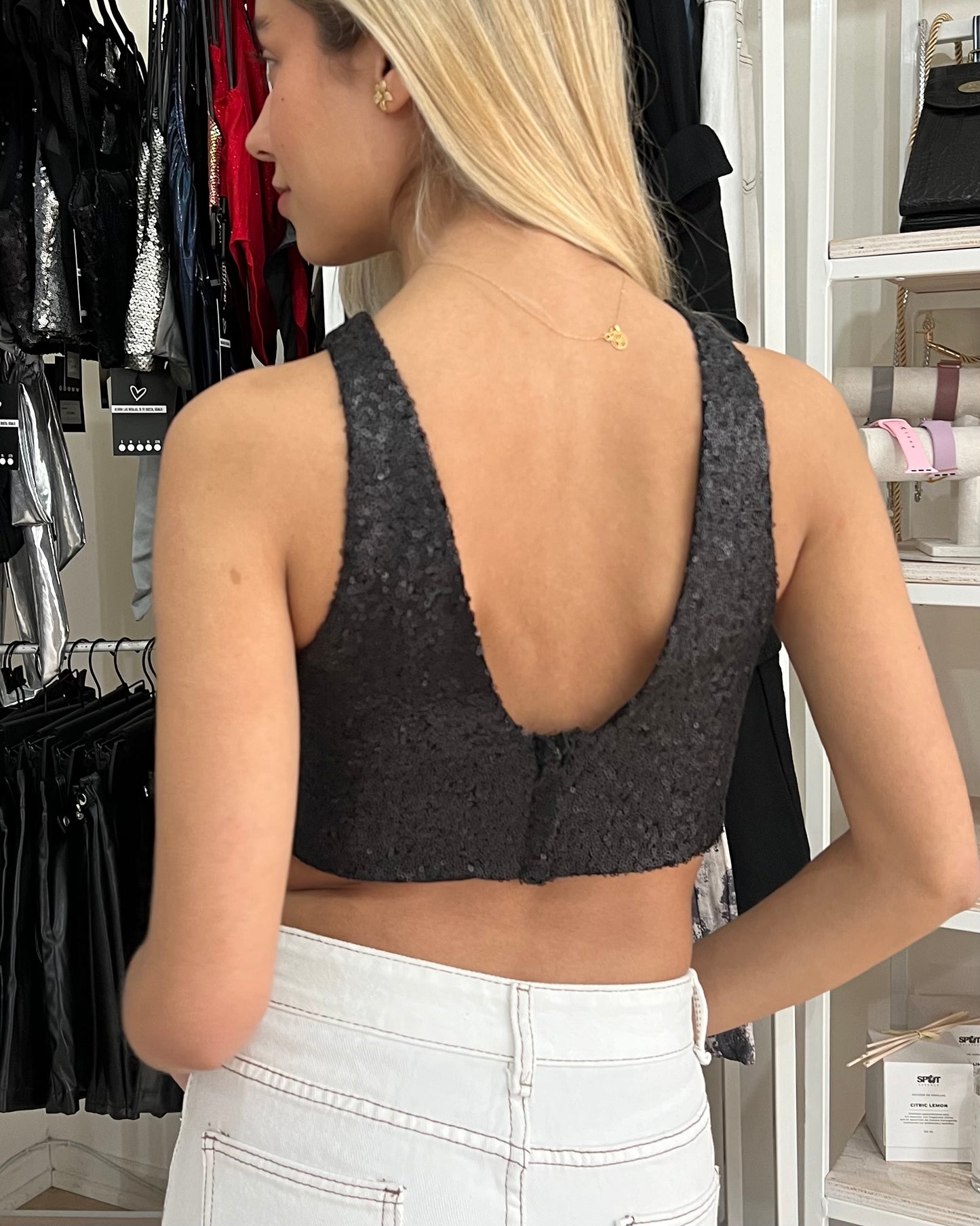 HALTER JACINTA NEGRO