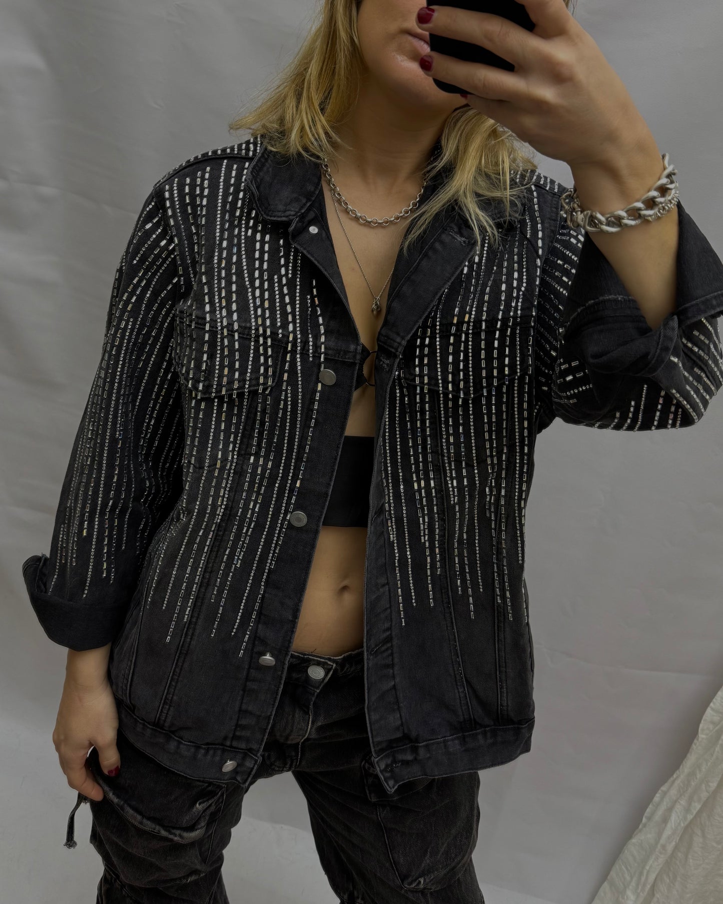 CHAQUETA JEANS OVERSIZE