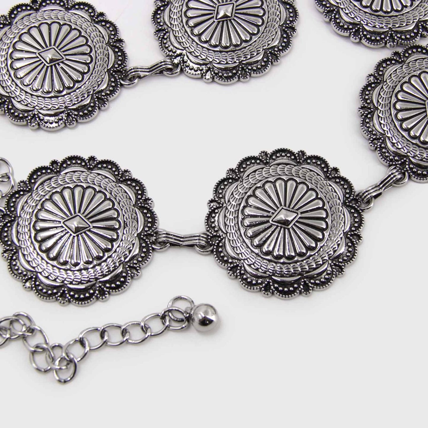 CINTURÓN BOHO PLATEADO