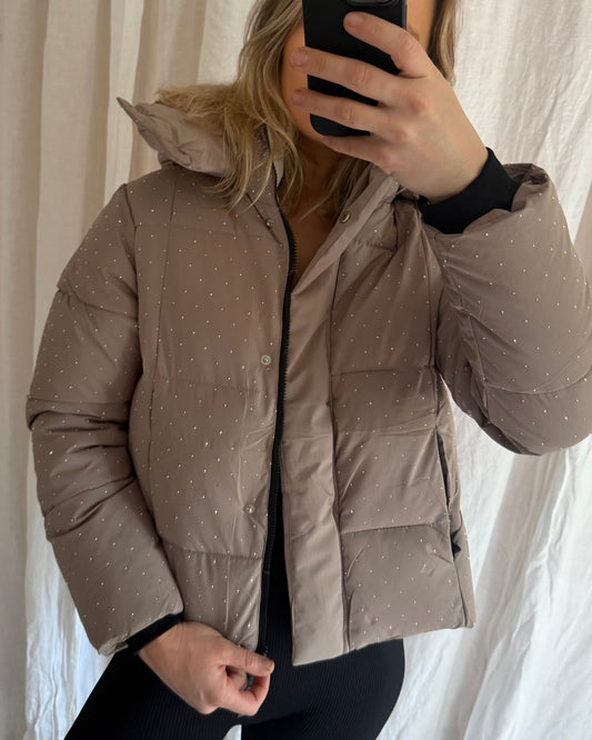 PUFFA BRILLOS BEIGE